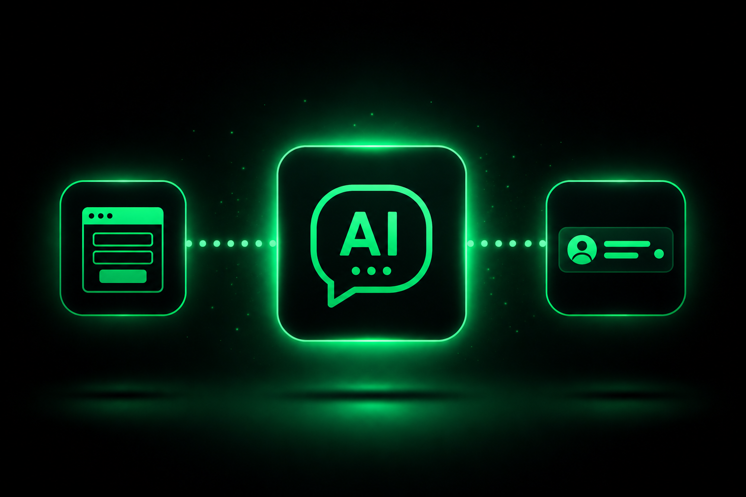 Form and AI chat intake workflow overview in n8n